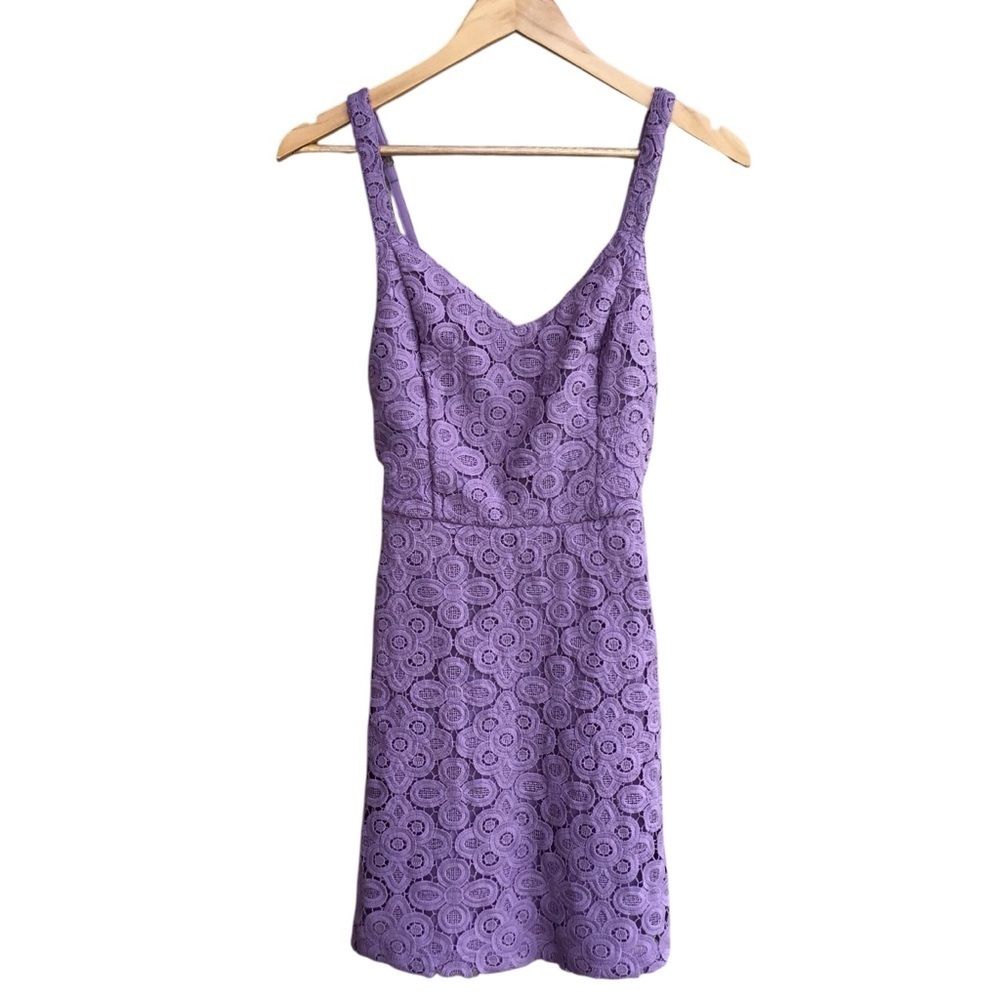 Hollister Lavender Lace Mini Sundress NEW